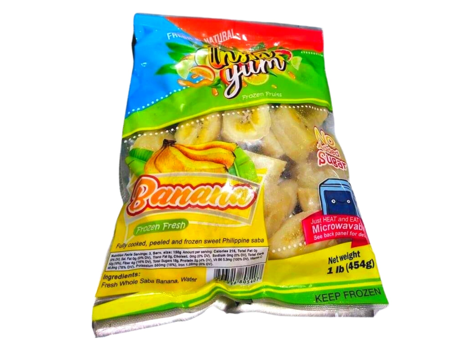 Instayum Golden Banana Saba Sliced