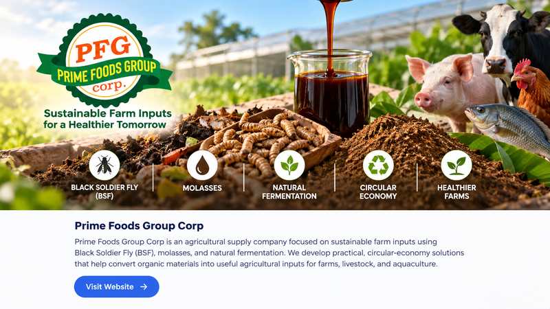 Prime Foods Group Corp — Sustainable Agricultural Supply